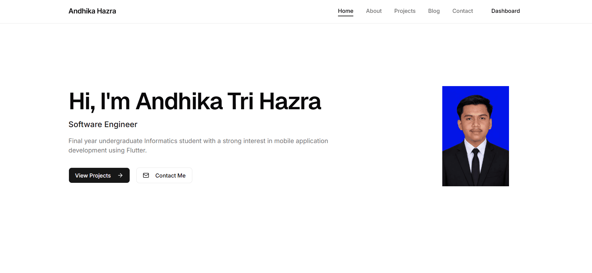 Andhika Hazra Portfolio